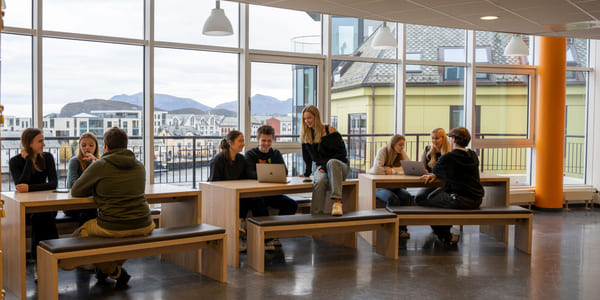 Elever på Akademiet VGS Ålesund