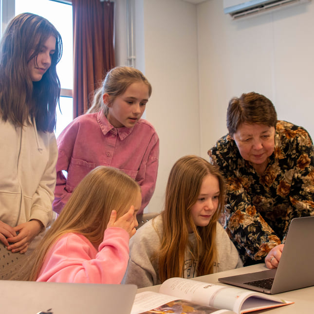 Elever på Akademiet Realfagsskole Ålesund