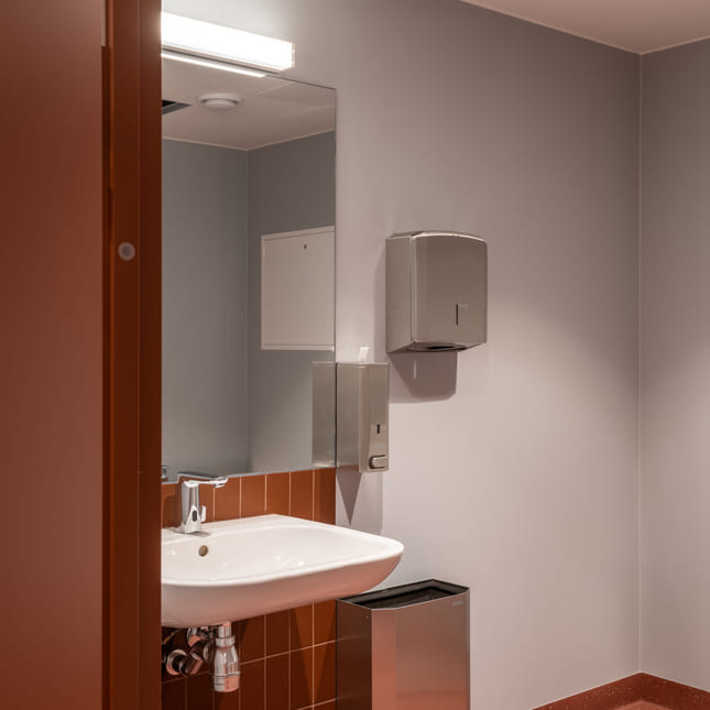 Toalettet på Akademiet VGS Sandvika