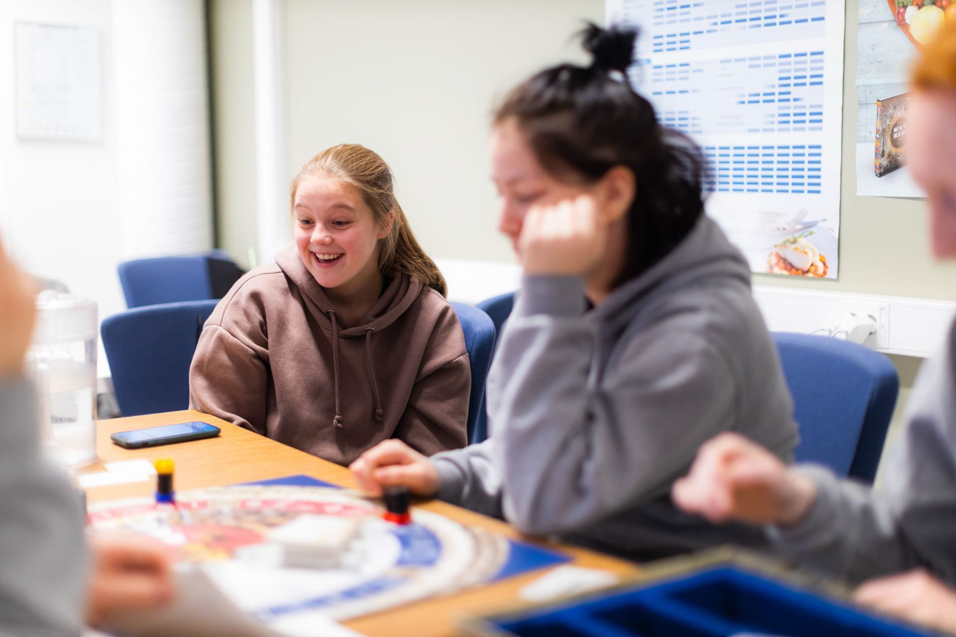 Elever jobber i en klassetime på Restaurantskolen