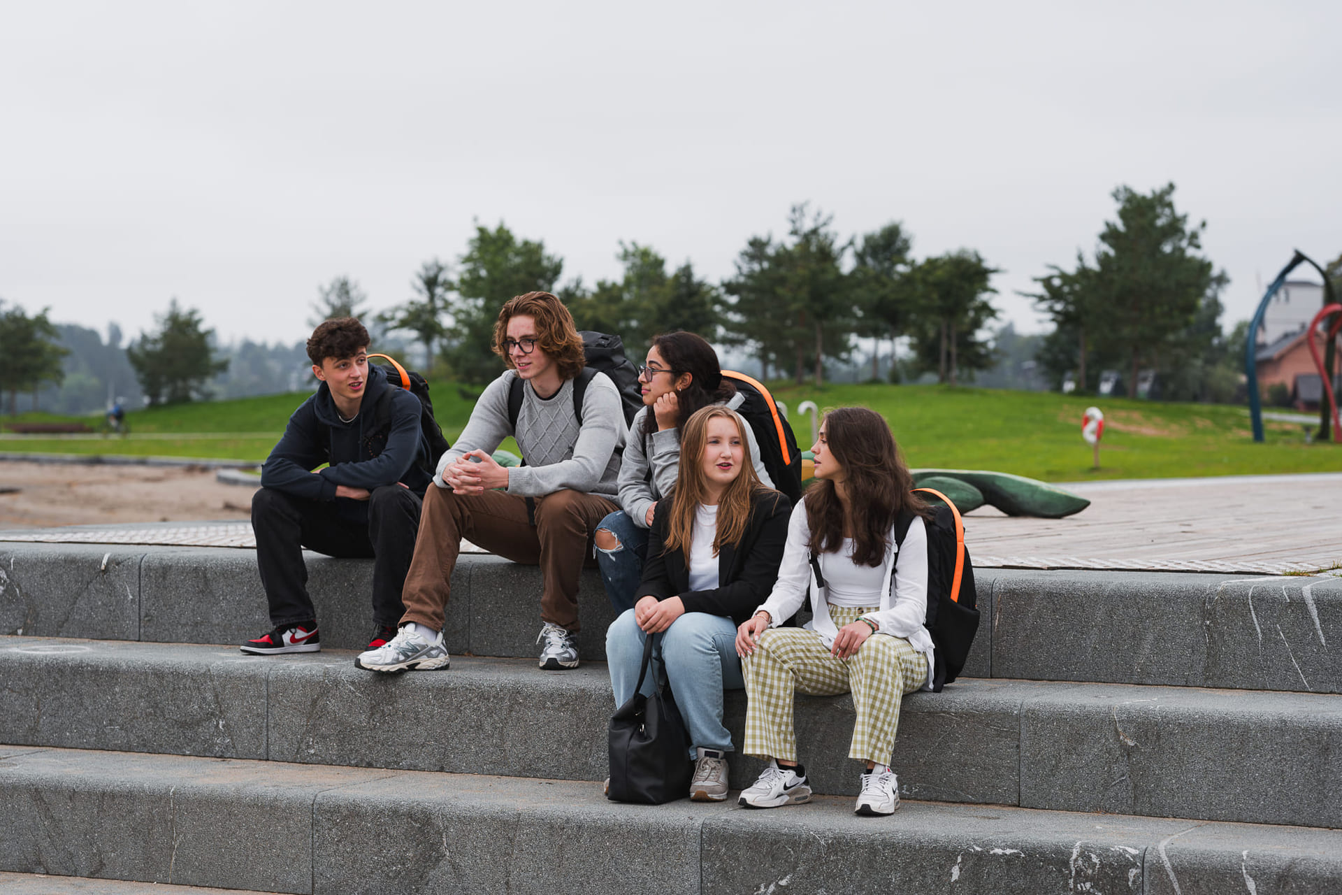 Elever på Akademiet i Sandvika