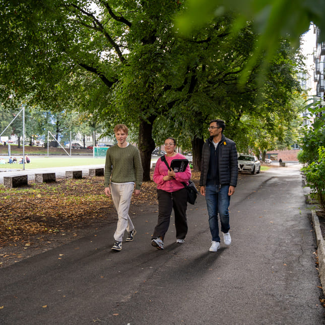 Elever på Akademiet VGS Heltberg Bislett