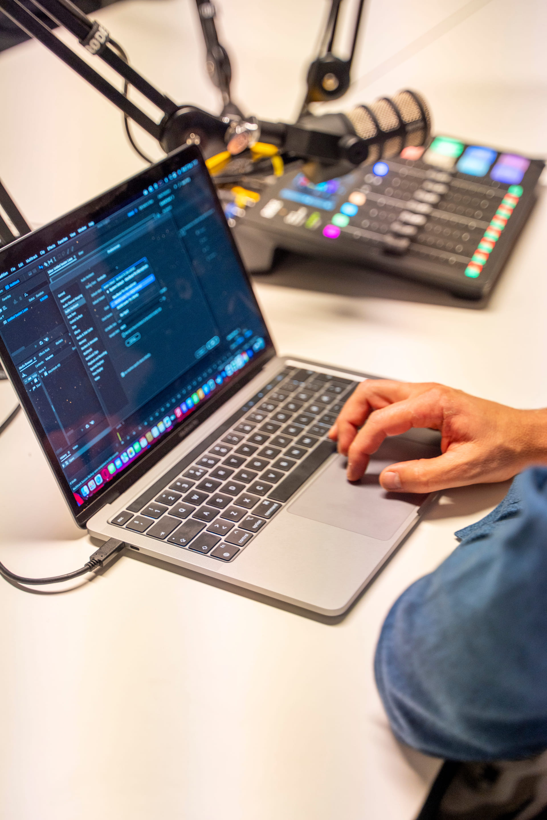 Mac i studio på Akademiet VGS Sandnes