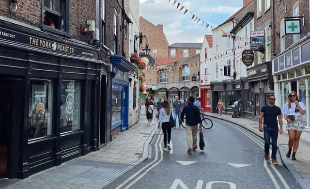 Gatebilde fra York, England