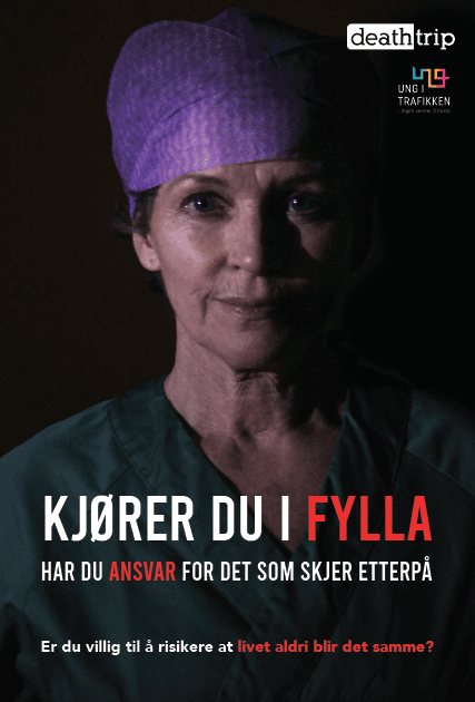 Reklameplakat "kjører du i fylla"