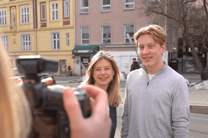 Iben er elev på medier og kommunikasjon på akademiet vgs oslo