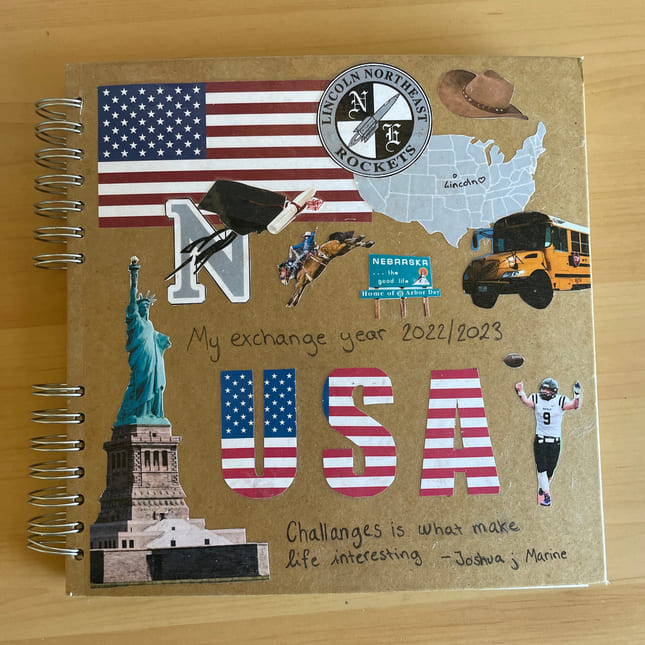 Scrapbook-minner fra USA