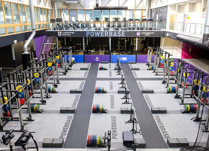 Treningsrommet i Loughborough