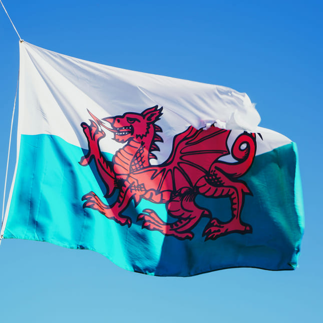 Flagget til Wales