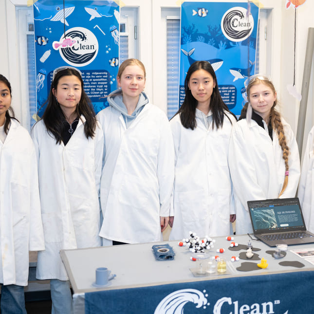 Elevgruppe har stand som prosjekt på NRG-U