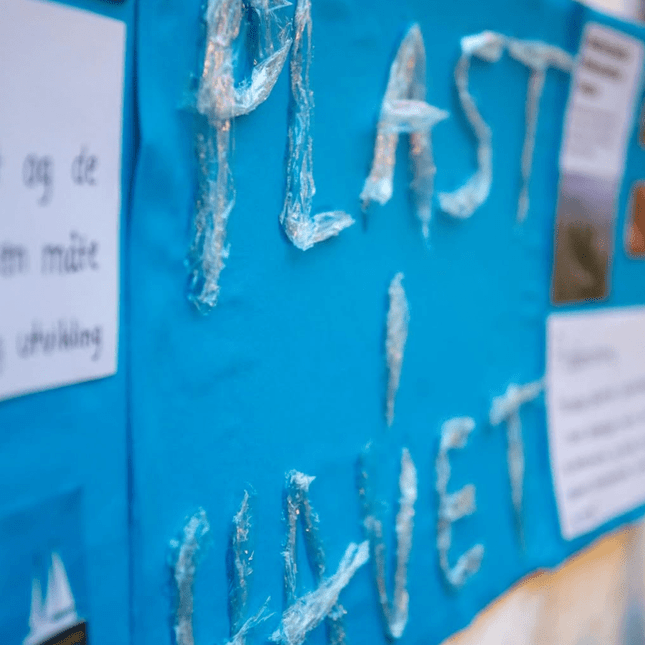 Elevenes stand under bærekraftskonferanse på Akademiet VGS Sandnes