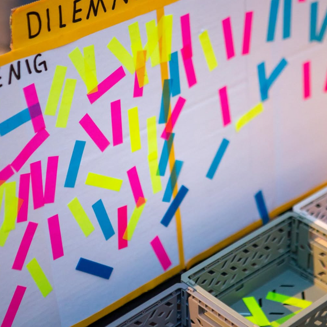 Elevenes stand under bærekraftskonferanse på Akademiet VGS Sandnes