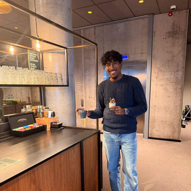 Kaffepause under seminar