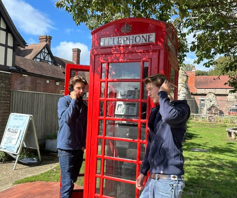 Telefonkiosk i Brighton