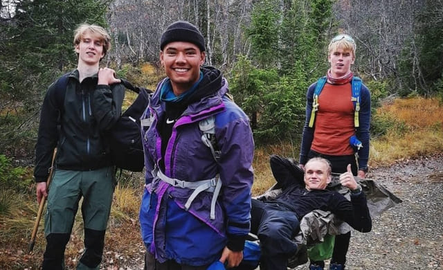 Fjelltur med redningskurs