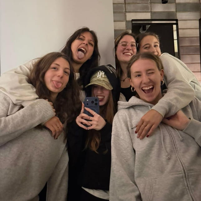 Maria Michaelsen med venner