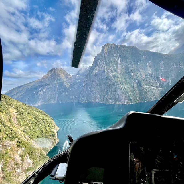 Helikoptertur i New Zealand