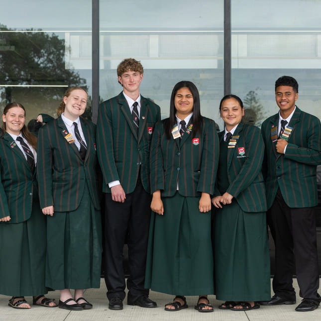 Elever ved Onehunga High School