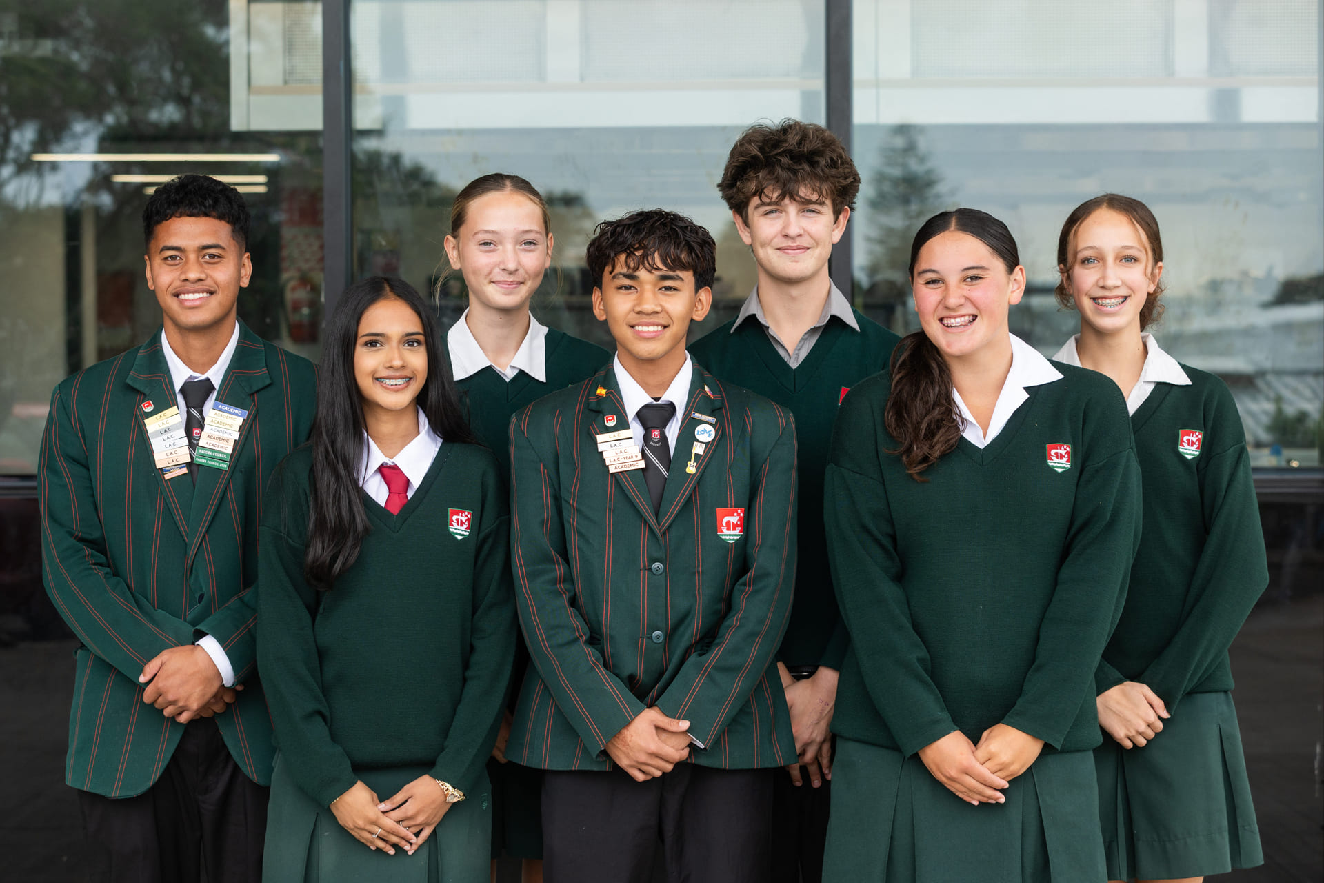 Elever på Onehunga High School