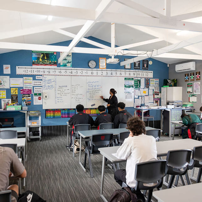 Undervisning på Onehunga High School