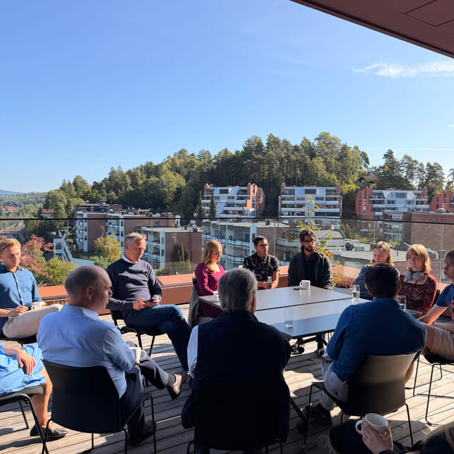 Politikerbesøk på Akademiet i Sandvika
