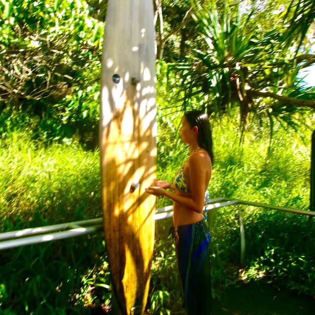 Surfebrett og Amanda